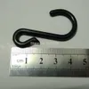 200pcs Black Plastic S Shape Hooks Hanger 210609