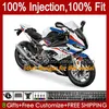 BMW S-1000 S1000 S 1000 RR S-1000RR 19 20 22 22 Bodywork 21NO.57 S 1000RR S-1000RR 2019 2020 2021 S1000-RR 19-21 100 % 맞는 OEM 광택 블루 페어링