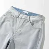 Wixra Kvinnor Denim Byxor Casual Bottoms Snygga Patchwork Jeans High Street Long Rak Byxor Sommar 210629
