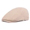 2022 Cotton Peaked Cap Women's Fashion Hat Retro Beret Artistic Youth Performance Cap Men Flat Newsboy Driving Hat