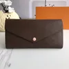Retro Classic PORTEFEUILLE SARAH WALLET High Quality Women Classic Envelope-style Long Wallet Purse Credit Card With Gift Box M60708
