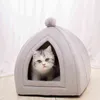 Стиль домашнего хозяйства для домашних животных Cat Sleeping Bed House закрыта HAMAC чат талискота аксессуары Cats для кролика клетки фермета 2111111