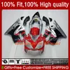 Injectie Mold Lichaam voor Honda CBR 600F4I 600CC 600 F4I FS CC F4 I 04-07 Rood Grijs Voorraad 55NO.101 CBR600F4I CBR600FS 2004 2005 2006 2007 CBR600 F4I 04 05 06 07 OEM FACEERS KIT