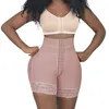 Kadın039s şekillendiriciler bbl şortlu çift sıkıştırma yüksek bel ile midsection karnı kontrol curvy fit5985694