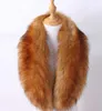 Leather and Fur Imitate Raccoon Fox Lovable Hair Scarf Winter Joker Will Fruit Clothes Wool Collar Shawl Woman H0923