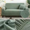 Wodoodporna sofa Protector Jacquard Solidne drukowane pokrowce do salonu Kanapa Corner Slipcover L Shape 211116