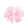 6 pièces/ensemble nœud papillon imprimé pinces à cheveux pour jolies filles Plaid ruban Barrettes quotidien enfants cheveux accessoires épingles à cheveux