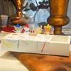 Geschenkwikkeling 10 stks Candy Box Kids Verjaardagsfeestje Cartoon Chocolade Koekjes Papierverpakking Decoraties Kartonnen lade