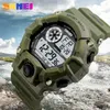 Novo Skmei Camuflagem Ao Ar Livre Esporte Relógio Homens Relógios Exército Impermeável LED Display Pulseira Digital Masculino Relógio de Pulso Reloj Hombre G1022