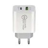 20 Вт PD Настенное зарядное устройство Быстрый зарядки Адаптер Тип C USB UK UUK EU AU Plug для iPhone 11 12 Pro Max1
