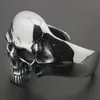 Bangle Herrskalle Metall Armband Hip Hop Rock Silver Färg Öppna Cuff Neo-Gothic Style Smycken