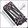 Dog Grooming Supplies Pet Home & Garden Beauty Tools Stainless Steel Scissors Kit With Safety Round Tip Thinning Straight Curved Shears Comb