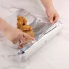 Professional Poin Wrap Rutter Dispenser Высококачественная фольга цепляется пленка фильма быстрая фольга резак кухонные аксессуары инструменты 21110