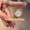 Luxury Brand Magnet Watches Rose Gold Zircon Quartz armbandsur Rostfritt stål Rundklocka Kvinnor Double Ror Dial Watches