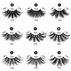 26 Pairs Farklı Stilleri Karışık 16mm / 18mm / 25mm Kirpikler Doğal Uzun Yanlış Kirpik Dramatik Lashes Kabarık Sahte Lash Makyaj Aracı Toplu