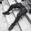Moda Uomo Hip Hop Abbigliamento Streetwear Cargo Pantaloni scozzesi per pantaloni da jogging maschili Harem High Street Pantaloni sportivi in poliestere W220307