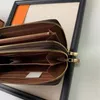 M61723 ZIPPY Длинный кошелек с двойной молнией, мужские классические кожаные кошельки для уличной сумки для монет, модные женские клатчи, сумки, держатель для карт pur242V