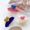 Multicolor Acrylic Resin Beart Hairpin Hit Color Small Clamp Clip для женщин Прическа Сделайте аксессуары для волос