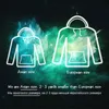Erkek Setleri Sonbahar Kore Moda Çift Taraflı Polar Kapşonlu Kazak Kalınlaşmış Spor İki Parçalı Track Suit 211220