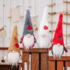 Juldekorationer Kristular Plysch Docka Creative Forest Old Man Standing Pose Small Dolls Exquisite Decoration Ornament Barn Barn Gåvor CGY2
