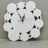 크리 에이 티브 승화 DIY 가족 벽 시계 개인화 된 Familis 사진 인쇄 벽 시계