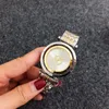 Le migliori marche di orologi da donna Lady Girl Big letter Orologio da polso al quarzo con cinturino in metallo stile quadrante girevole P20