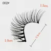 Göz Makyajı 3D FUAX Vizon Lashes Yanlış Kirpikler 30 Pairs 3styles / Set Cımbız ve Sıvı Kendinden Yapışkanlı Eyeliner Kalem Natrual Uzun Wispies Kirpik