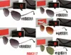 2268 män klassisk design solglasögon mode oval ram beläggning UV400 lins kolfiber ben sommar stil glasögon med låda