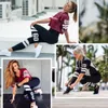 Sporting Casual Autumn Style Black Push Up Leggings Sportswear Ladies Soft Polyester High Waist Slim Gifts For Girls 210925