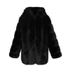 Women's Fur & Faux Women Winter Fluffy Coat High-quality Thick Imitated Overcoat Female Warm Outwear Clothes