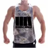 21 Stilleri Erkek T Shirt Spor Yelek Kravat Boya Yaz Moda Vücut Geliştirme Spor Kasları Mektuplar Baskı Kolsuz Giysi Eğitim Giyim M-XXXL