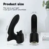 NXY Sex Vibrators Finger Sleeve Vibrator G Spot Massage Nippel Vaginal Clitoris Stimulera Masturbator Leksaker för Kvinnor Les Orgasm Vuxna produkter 1208