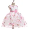 Robe de fleur d'été pour filles enfants vêtements fête mariage événements demoiselle d'honneur fille robe anniversaire enfants vêtements costumes 3 10 ans Q0716