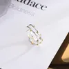 INALIS Double Cercle Ligne Doigt Bague En Argent Sterling 925 Petite Forme De Feuille Pour Les Femmes Fête Fille Amis Cadeau D'anniversaire Edwi22