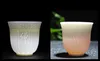세라믹 부처님 단어 컵 하트 Sutra Mantra 길조 마스터 찻잔 흰색 도자기 단일 컵