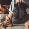 Рабочие ботинки Неразрушимые Безопасность Обувь Мужчины Стальные Ноги Проконные Кроссовки Мужская Обувь для взрослых Охрана 211217