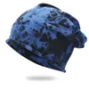 BERETS 2021 Vinterhattar för kvinnor Beanies Tie-Dyed Cotton Pullover Cap Cool Hat Girls Autumn Female Beanie Warm Bonnet Wholesale