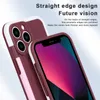 Contrast Color Phone Case для iPhone 13 12 11 Pro Max XS XR X SE 7 8 плюс гибридная защитная крышка