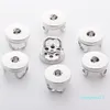 Mix Styles Alloy 18mm Interchangeable Snap Buttons Base DIY Ginger Snap Jewellery Accessory