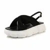 Sexy open-tenen dames sport sandalen uitgehold uit dikke bodem mode outdoor cool platform schoenen strand zomer 2021