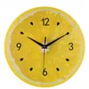 horloges de cuisine jaune