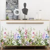 Naklejki ścienne Kreatywny roślina Kwiat Trawa Art Naklejka Salon Background Decor Decoration 35x50cm