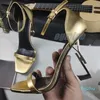 2021 Scarpe classiche da donna Sandali moda Spiaggia Alfabeto Tacchi inferiori Scarpe eleganti da donna Sandalo Pelle scamosciata Tacco alto