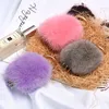 2020 Genuine Mink Fur Small Claws Plush Bunny Wolf Claw Ladies Bag Car Keychain Pendant