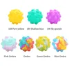 3D Fidget Toys Push Bubble Ball Jeu Sensoriel Jouet Bonhomme De Neige Arbre De Noël Pour Autisme Besoins Spéciaux TDAH Squishy Stress Reliever Kid Drôle Anti-Stress Meilleure qualité