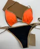 Vrouwen Sexy Bikini Ondergoed Zomer Designer Badpak Met Letters Mode Dame Badmode Tweedelig Badpak Hoge Kwaliteit