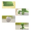 Creative Dinosaur Baby Shape Tea Infuser Strålare Matkvalitet Silikon Tyrannosaurus Leaf Herbal Spice Filter Tea Bag Tillbehör 575 V2