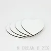 Coaster de sublimação 105 * 105 * 4mm tapetes de madeira em branco tapetes de isolamento térmico transferência térmica DIY almofadas