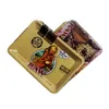 Małe rozmiar 129 Rodzaje palenia Rollin Tray Metal Tabacco Zioło papierosowe Raw Rolling Papers Rury 18cmx12cm Handroller3878304