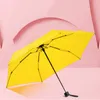 6K Mini Niepomotwórcze parasole Solid Color Kieszonkowy Parasol Przenośny Pięciogłowy Słoneczny Parasol Parasol Home Rain Gear BH5158 Wly